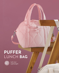 Borse Termiche per il Pranzo da Donna, Borsa Pranzo Imbottita con Tracolla, Impermeabile e Riutilizzabile, Mantiene il Cibo Fresco per Lavoro, Viaggi e Picnic - Product Image 5