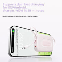 Banque d'alimentation portable à grande capacité au prix d'usine, 20000mAh