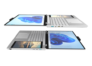Dual Screen Intel N95 Computadores Portáteis 15,6 polegadas + 7 polegadas Business Laptop Factory Preço Alta Qualidade Logotipo Personalização - Product Image 3