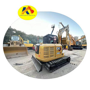 Excavadora de orugas de 6 toneladas de alta calidad Cat306E2 usada a la venta Excavadora de goma CAT 306 de bajas horas de trabajo - Product Image 1