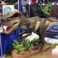 Attraction robotique animatronique de dinosaures T-Rex géants électriques à monter, pour intérieur, junior (7-14 ans), centres commerciaux, métal