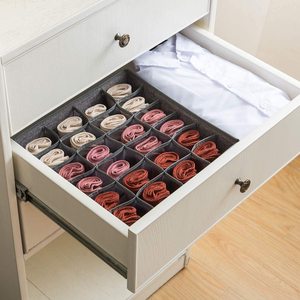 Foldable <b>Storage</b> Cubes Drawer Underwear Organizer Dividers under Cabinet Organizer 24-Cell Fabric <b>Storage</b> Boxes - Product Image 6