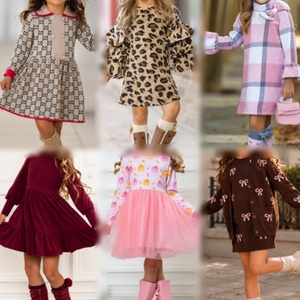 <b>Girls</b> <b>Dresses</b> Bales Wholesale Children Clothing Bulk Lot Assorted Kids Apparel <b>Winter</b> Overstock Surplus - Product Image 3