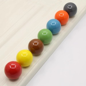 <b>Ceramic</b> Round Furniture Handles For Dresser <b>Drawer</b> Door Modern Durable <b>Knobs</b> - Product Image 2