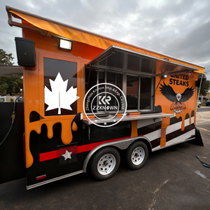 Vélo à café mobile de type long et carré 2026, chariot de nourriture <span class=keywords><strong>pour</strong></span> pizza, caravane à vendre - Product Image 3