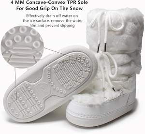 Hiver Femmes Hiver Large Mollet <span class=keywords><strong>Bottes</strong></span> de Neige Chaussures Dames Fourrure Femmes <span class=keywords><strong>Bottes</strong></span> de Neige pour Filles - Product Image 3