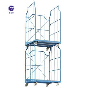 Op Maat Gemaakte Opvouwbare Stapelende Meubeltransporttrolley - Product Image 1