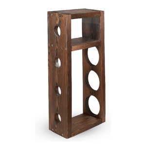 Casier à vin vertical en bois de <span class=keywords><strong>cuisine</strong></span> avec rangement en liège pour support de rangement et étagère de comptoir à la maison - Product Image 3