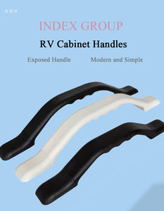 Gran oferta de fábrica, manijas de nailon para RV, Color blanco o negro, manija de nailon para gabinete RV, PIEZAS para caravana, manija para remolque y caravana - Product Image 6