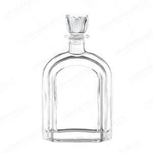 Prezzo di fabbrica serigrafia nera stampata Logo personalizzato colorato bottiglia di vetro smerigliato Rum whisky Vodka <span class=keywords><strong>liquore</strong></span> di ginepro - Product Image 2