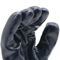 Gants de travail MaxiPact imperméables, entièrement enduits de nitrile lisse, résistants aux coupures niveau B, doublure en coton jersey, manchette de sécurité, usage intensif
