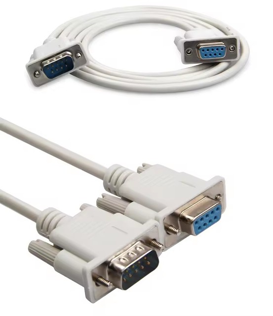 1.5/3/5/10M DB9 Male to Female M/F Cable Serial RS232 Extension cable