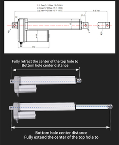 Actuador Lineal Automático Altamente Resistente al Agua de 12V 2000N con Control Remoto, Apto para Aplicaciones de Hogar Inteligente (30-<span class=keywords><strong>800</strong></span>) mm - Product Image 6