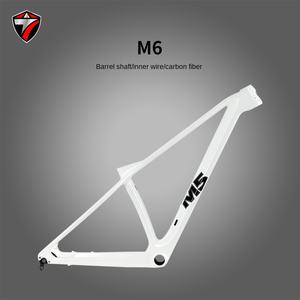 Marco de fibra de <span class=keywords><strong>carbono</strong></span> MTB M5 directo de fábrica-enrutamiento de cable interno, eje pasante, compatible con freno de disco - Product Image 1