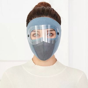 Caldo invernale traspirante moto maschere integrali in pile moto da cross moto guida collo cappuccio per sci ciclismo - Product Image 5