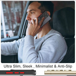 Funda de teléfono magnética con soporte mate para <span class=keywords><strong>Samsung</strong></span> <span class=keywords><strong>Galaxy</strong></span> S25 S24 Ultra Plus S23 FE S22 contraportada con soporte nuevos productos 2024 - Product Image 3