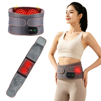 2026 Intelligenter Kabelloser Elektrischer Lendenwirbelstütze-Gürtel mit Rotlichttherapie, Heizung und Vibration zur Schmerzlinderung und Rückenmassage