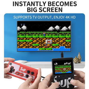 400 in 1 <b>Handheld</b> Game <b>Console</b> Portable <b>Retro</b> Game Machine Single and Double Player Mini Gaming Device - Product Image 5