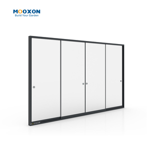 Porte coulissante en verre sans cadre pour balcon, patio, entrée avec système de rail en acier inoxydable - Product Image 4