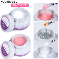 KODIES GEL 30g Gel de construction pour ongles Gel UV dur Gellak Camouflage Acrylique Manucure Sculptant Extension d'ongles Blan