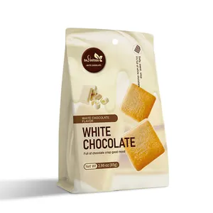 Label Pribadi Paket Individu Biskuit Kue Sandwich Coklat Putih