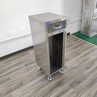 Chariot de classement médical moderne en acier inoxydable de haute qualité pour hôpital, avec 25 tiroirs et verrouillage centralisé