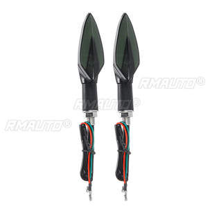 2 pièces, clignotants LED 12V pour moto, feux de signalisation pour Yamaha MT07 MT09 pour Honda - Product Image 4