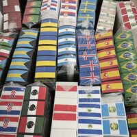 Patch de drapeau jamaïque en PVC Offres Spéciales de qualité sud-américaine/patchs en caoutchouc souple drapeau jamaïque pour Patch d'autocollant de chapeau de sac extérieur
