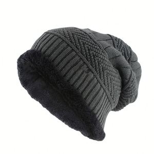 K104 New Winter Fleecy <strong>Men</strong> Knitted <strong>Hats</strong> Warm Snow Outdoor Sports Korean Edition <strong>Woollen</strong> <strong>Hats</strong> Breathable Versatile <strong>Hat</strong> - Product Image 4