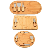 Planche à fromage pliable en stock, plateau de charcuterie portable pour fruits, pain, aliments cuits et beurre, planche de service et de découpe en bois