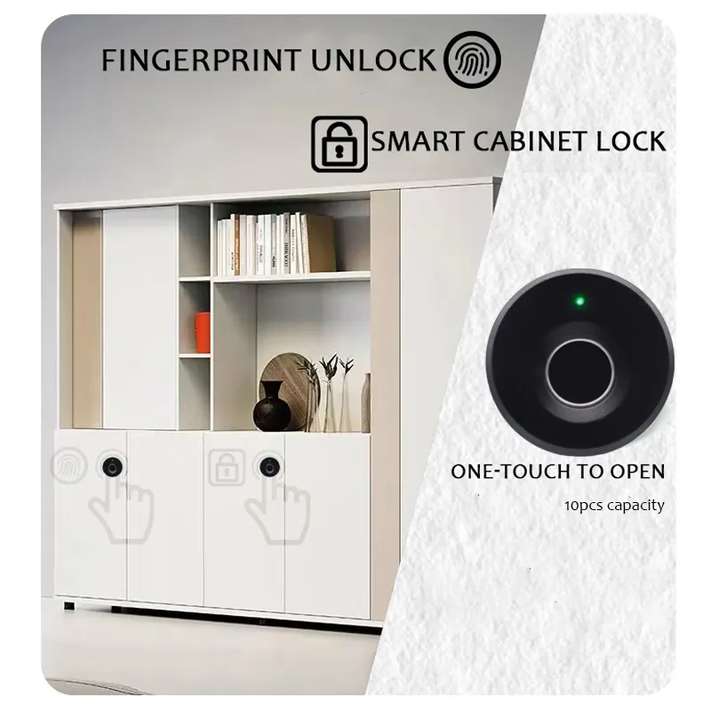 Cerradura de armario biométrica inteligente con huella dactilar Tuya, aplicación Bluetooth, cerradura de cajón inteligente Digital inalámbrica, cerradura de armario eléctrica sin llave