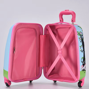 Custom 18'' Portable PC Cute Animal Rolling Hard Kids <strong>Luggage</strong> Kid's Travel Suitcase with Spinner Caster for School Travelling - Product Image 3
