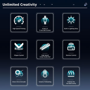 VEHO 500 Pro China Manufacturer Impresora 3d <b>Printer</b> <b>Machine</b> 50*50 cm Large Size Car Part 3D Mould FDM 3d <b>Printer</b> - Product Image 2