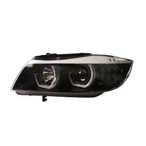 Gruppo Fari a LED per <span class=keywords><strong>BMW</strong></span> <span class=keywords><strong>Serie</strong></span> <span class=keywords><strong>3</strong></span> E90 2005-2012, DRL LED, Indicatori di Direzione, Lente Proiettore, Alloggiamento Nero, Fari 318i 320i 325i - Product Image 5