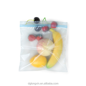 Bolsa con cierre hermético biodegradable y compostable, amigable con el medio ambiente, de PBAT y PLA para alimentos. - Product Image 1