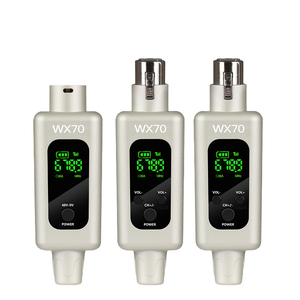 Chuyên Nghiệp 2.4G Năng Động Hệ Thống Micro Với Xlr Transmitter Adapter Có Dây Không Dây Receiver Micro Mic Làm Bằng Nhựa Kim Loại - Product Image 4