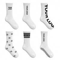 Chaussettes personnalisées pour hommes 2026 à faible MOQ, chaussettes confortables en coton tricoté pour hommes et femmes, chaussettes mi-mollet, chaussettes streetwear personnalisées