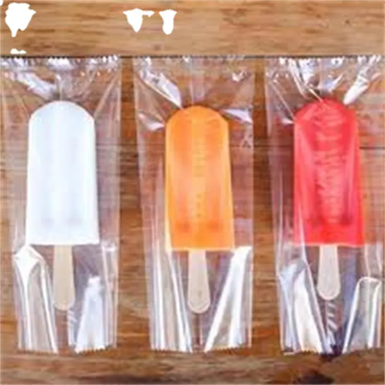 Groothandel Food Grade Custom Gedrukt Warmte Afsluitbare Plastic Popsicle Wrapper Ice Popsicle Verpakking Zak