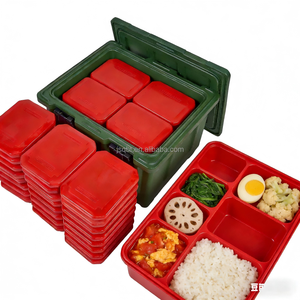 Calentador de Alimentos Portátil, Contenedor Aislado para Alimentos con Ruedas Bloqueables, Hebillas Dobles y Asas - Product Image 3