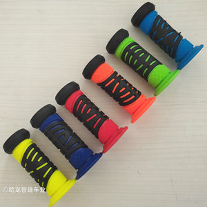 Poignées de guidon de vélo pour enfants 22,2 mm TPR antidérapantes colorées Accessoires de vélo pour enfants - Product Image 3