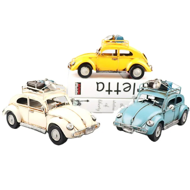 Wholesale Classical Car Model Handmade Retro die cast car handmade metal vintage car