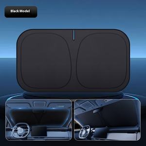 แผ่นบังแดดหน้า<span class=keywords><strong>รถ</strong></span>ยนต์แบบพับได้ ผลิตจากไทเทเนียมสีเงิน ใช้ได้กับรถยนต์ทุกรุ่น พร้อมฉนวนกันความร้อนและช่วยระบายความร้อน - Product Image 6