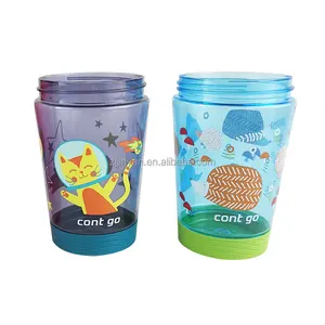 Hot Koop Kids Cartoon Gratis Sample Custom Warmte-overdracht Afdrukken Film Sticker Voor Glas/Plastic Bekers/Water Baby flessen/Container