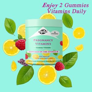 Vente chaude OEM - Personnalisable - Vitamines gommeuses pour femmes enceintes avec folate et DHA - Favorise la croissance saine et le développement cérébral - Product Image 4