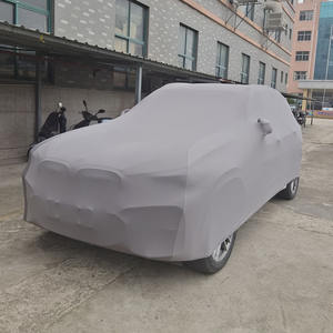 Housse de voiture en tissu extensible d'intérieur avec logo personnalisé, ajustement parfait, anti-poussière, lavable, installation facile - Product Image 6