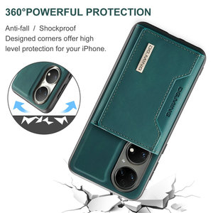 Funda de cuero Retro DG Ming para HuaWei <span class=keywords><strong>P50</strong></span> <span class=keywords><strong>Pro</strong></span>, cartera magnética, tarjetero, Funda de cuero delgada para HuaWei <span class=keywords><strong>P50</strong></span> <span class=keywords><strong>Pro</strong></span> - Product Image 4