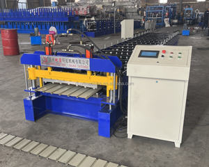 Ibr Chromadek Dachplatten-Herstellungsmaschine Kleinformatige Metallblech-Dach Trapezförmige Rollformmaschine - Product Image 5