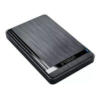 Caja para Disco Duro de 2.5 Pulgadas, Carcasa Externa para HDD SATA, USB 3.0, Compatible con Discos Duros de 500GB/1TB/2TB para Portátiles de 2.5 Pulgadas