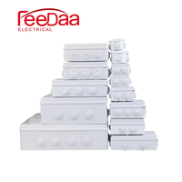 Boîtier de jonction étanche IP55 en gros avec prises de raccordement, boîtier en plastique ABS étanche IP55