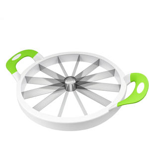 Coupe-melon vert manuel en acier inoxydable ABS/TPR, outil de découpe multifonctionnel pour fruits, lavage à la main - Product Image 4